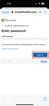 5_SSOmobile password IDPnext