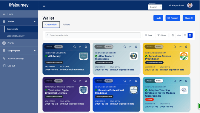 WebHarperWallet