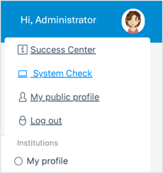 Administrator Menu